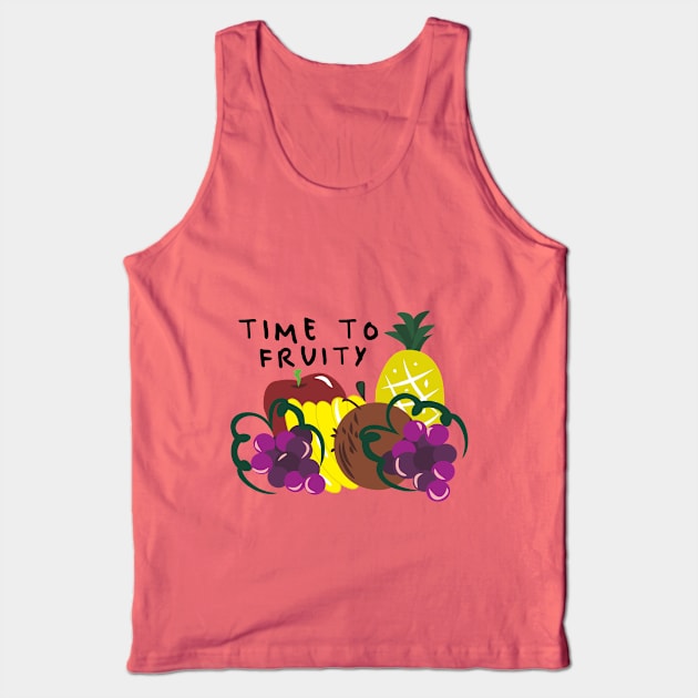 TIME TO FRUITY Tank Top by Agnayarizap